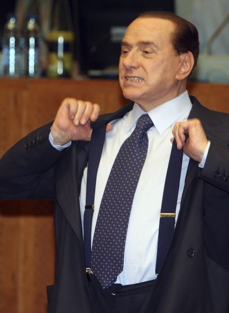 Για πρόωρες κάλπες τον Οκτώβριο με νίκη της Αριστεράς ανησυχεί ο Μπερλουσκόνι